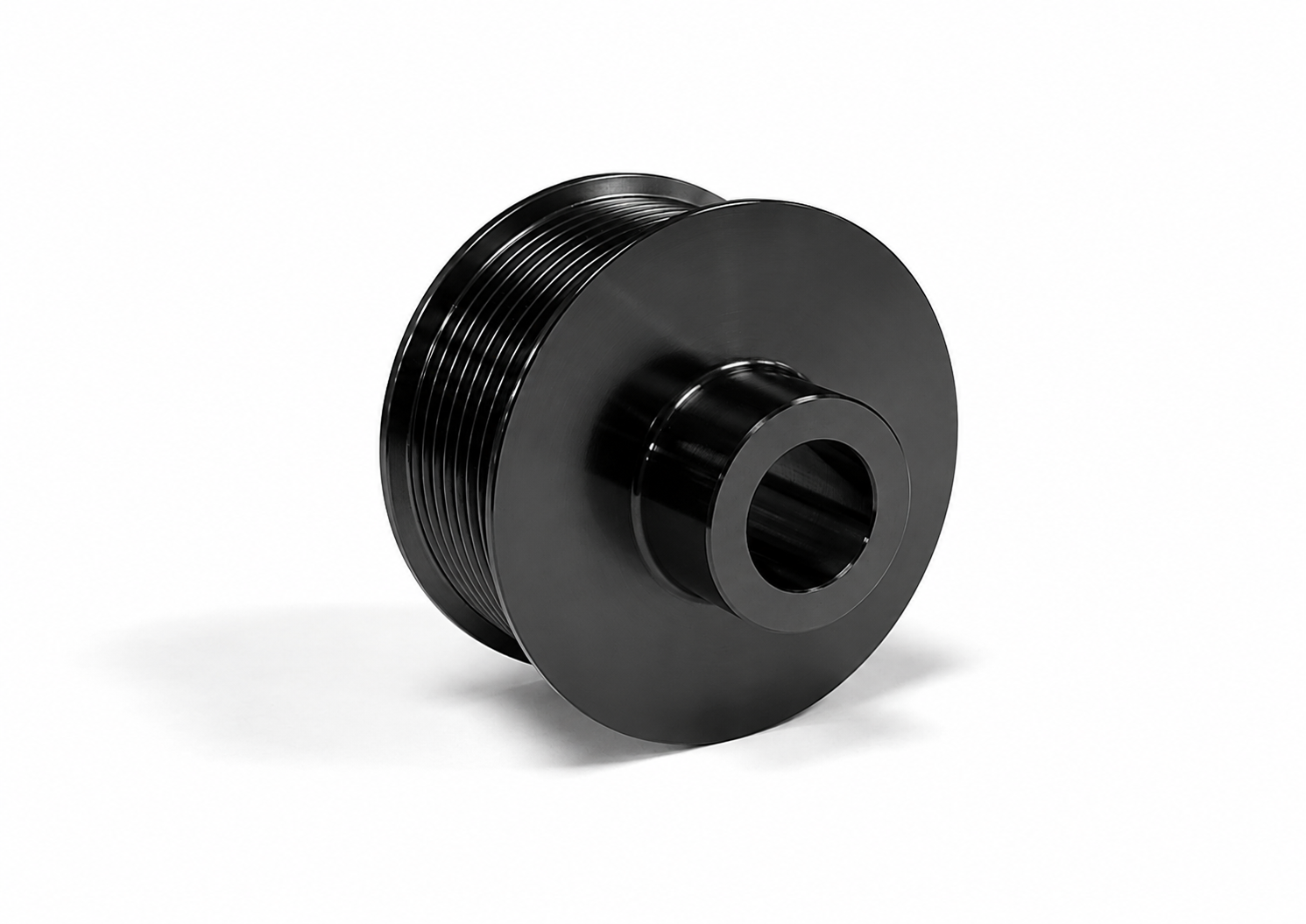 Jaguar 4.2 upper supercharger pulley standard press fit by Alpha Jag Tuning