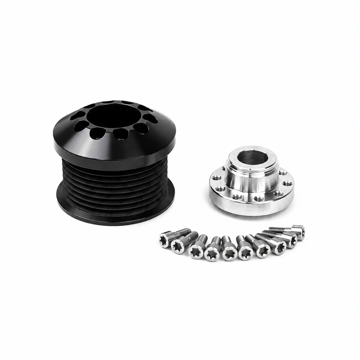 Jaguar 4.2 upper supercharger pulley for AJ33S AJ34S M112 by Alpha Jag Tuning