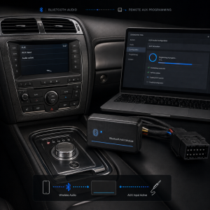 Jaguar XKR 4.2L Bluetooth AUX module for factory audio system