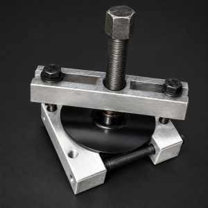 Jaguar supercharger pulley puller tool for upper pulleys